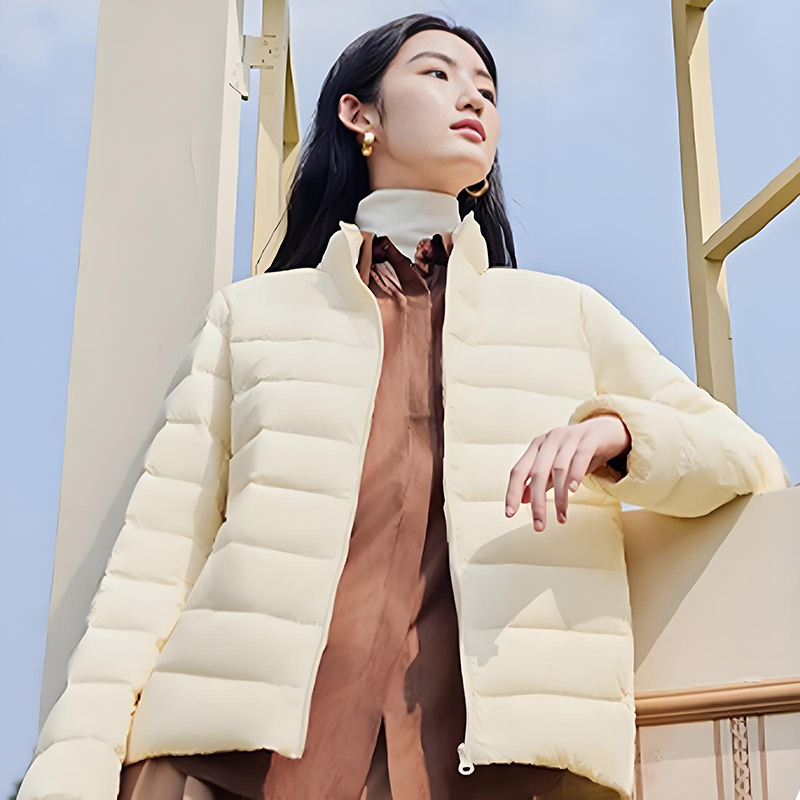 Ingen indelukket, ingen lugt, stor dunjakke til bjergbestigning